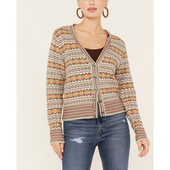 Tasha Polizzi Southwestern Print Tillie Cardigan - Picture 1 of 11